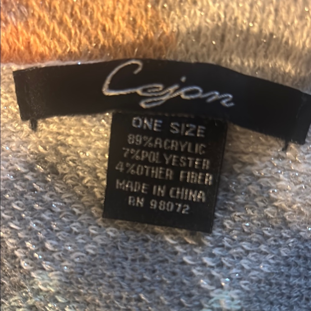 Cejon Multicolor Knit Scarf - Picture 4 of 4